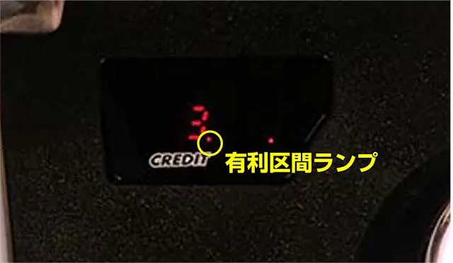 パチスロガールズ&パンツァー 劇場版有利区間ランプ