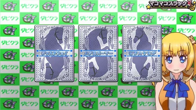 G1優駿倶楽部3うま読み