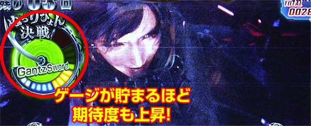 ガンツ極ガンツボーナス決戦ゲージ
