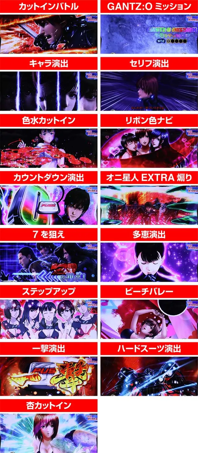 ガンツ極ガンツゲーム演出