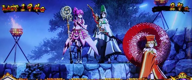 戦国乙女ダークネスAT中高確ステージ