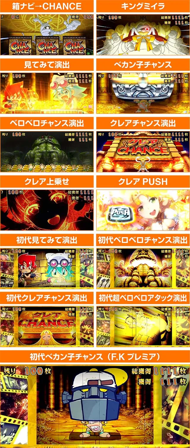 秘宝伝 解き放たれた女神秘宝ラッシュチャンス演出