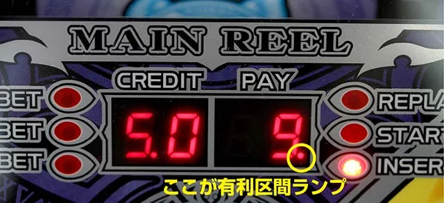 ハイスクールDD有利区間ランプ