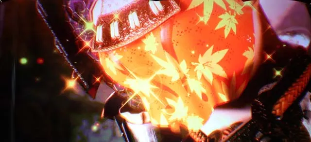 新鬼武者2お初ジャンプ紅葉柄