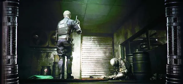 バイオハザードRE2通常時待機画面特殊部隊