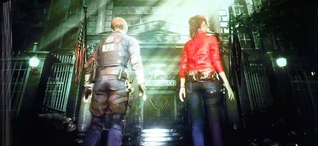 バイオハザードRE2外観ステージ