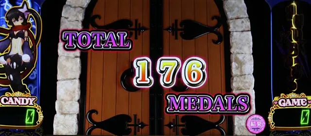 パチスロ魔法少女育成計画まほいくまほいくとらいある終了画面