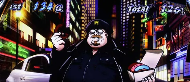 エリートサラリーマン鏡ポリス演出