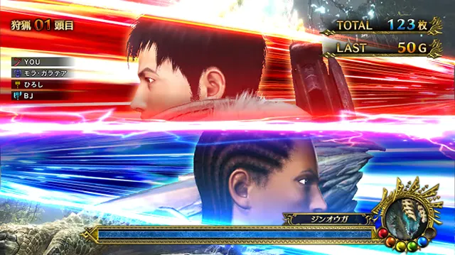 ミッション中パチスロモンハンアイスボーンAT演出