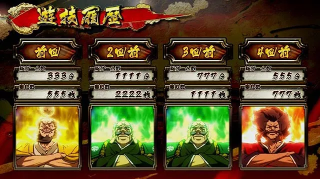 真天下布武メニュー