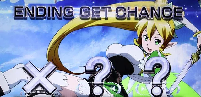 スロットソードアートオンラインスロットSAOエンディングゲットチャンス