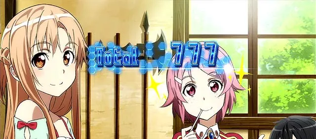 スロットソードアートオンラインスロットSAOSAO終了画面