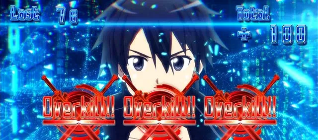 スロットソードアートオンラインスロットSAOラストアタックボーナスキリトOver killナビ