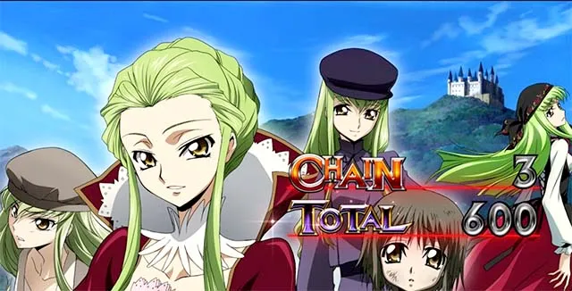 パチスロコードギアス反逆のルルーシュ3 C.C.&Kallen ver.ギアス3CCカレンAT終了画面C.C.高設定示唆強