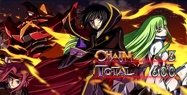 パチスロコードギアス反逆のルルーシュ3 C.C.&Kallen ver.ギアス3CCカレンAT終了画面黒の騎士団