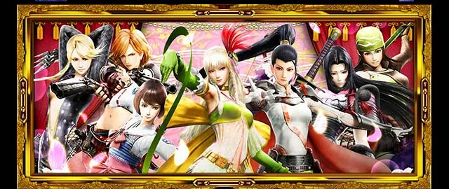 スマスロ 戦国BASARA GIGA戦国バサラギガ終了画面女集合