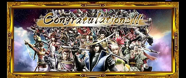 スマスロ 戦国BASARA GIGA戦国バサラギガ終了画面全員集合