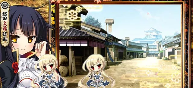パチスロ戦国恋姫ミニキャラリール