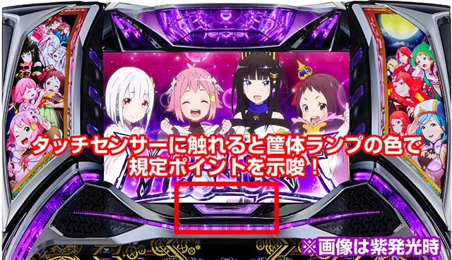 回胴式遊技機 グランベルムミッドナイトボーナス裏ボタン