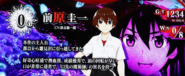Lひぐらしのなく頃に 業 スマスロひぐらしのなく頃に 業REG中キャラ紹介