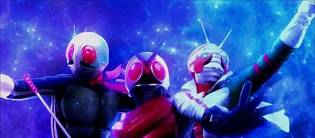 スマスロL仮面ライダーAT終了画面