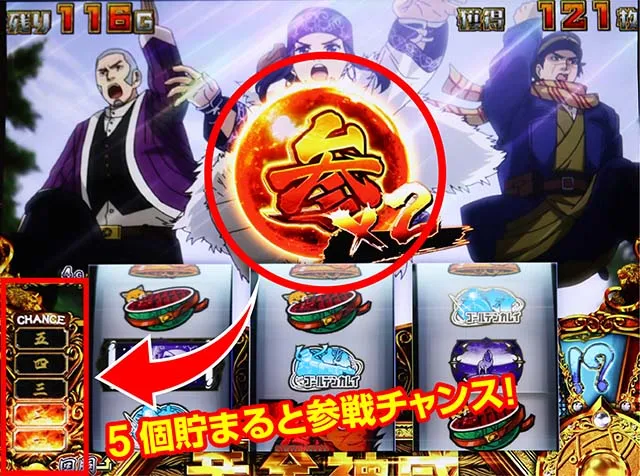 スマスロゴールデンカムイ黄金神威仲間参戦複数参戦