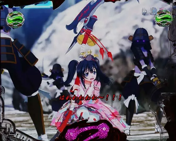 戦国乙女5甘デジ乙女協力リーチ・信頼度