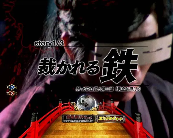 必殺仕置人リーチ前予告・信頼度