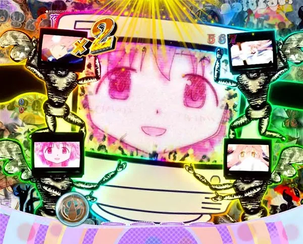 劇場版まどマギプレミアム演出・豹柄ウィンドウ