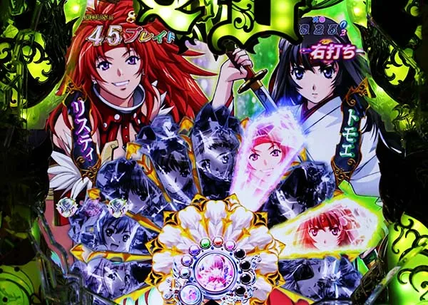 クイーンズブレイド3 レイナ確変ST(SUPERクイーンズタイムα)中リーチ・サバイバルアタック