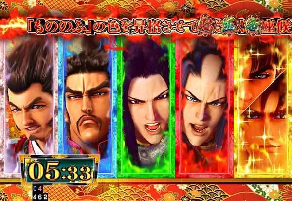 パチンコ義風堂々2チャンスタイム中予告・義風堂々2チャンス