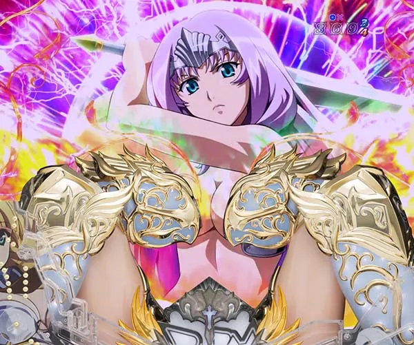 クイーンズブレイド3 レイナ三大予告・聖なるポーズ運命予告