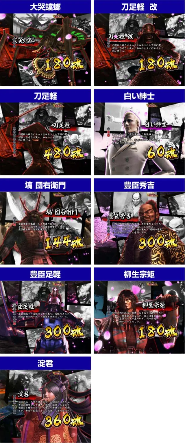 新鬼武者設定推測敵キャラ