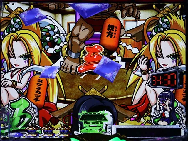 天昇!姫相撲タイマー予告