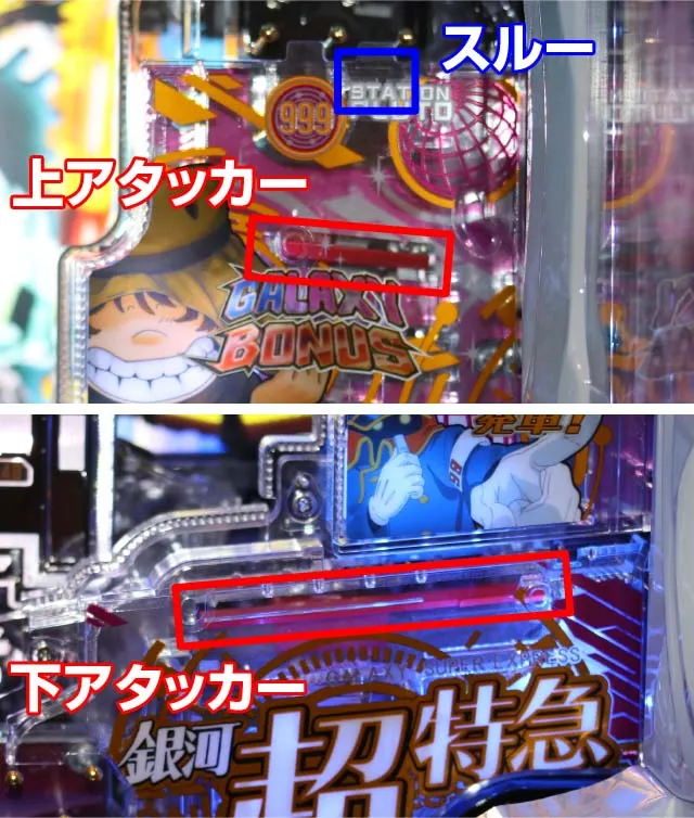銀河鉄道999アタッカーとスルー