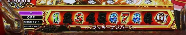 GIDREAMROADラッキーナンバー