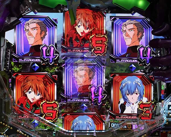 エヴァシト新生プレミアムモデル上段4図柄