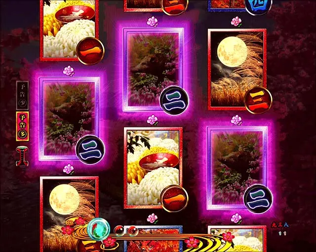 真花月2（甘デジ）チャンス目前兆予告
