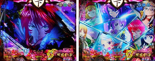 戦国乙女6・リーチ後予告・日本晴レ予告