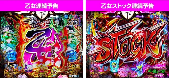 戦国乙女6・演出法則一覧・連続予告