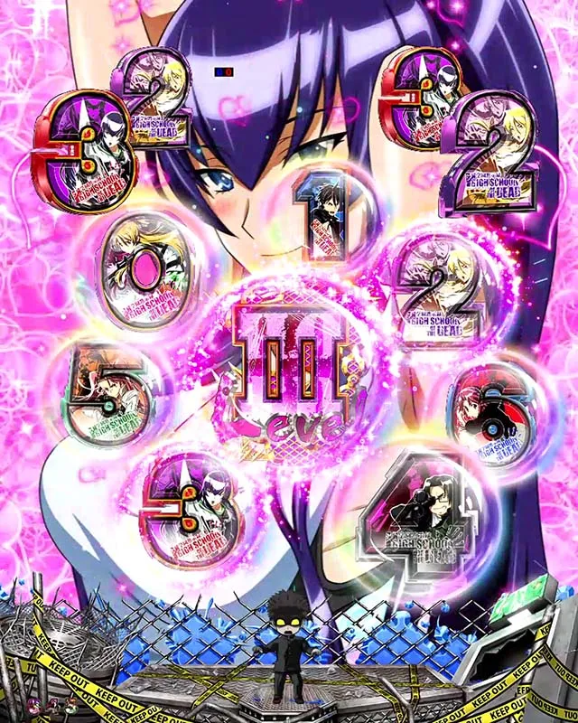 学園黙示録ハイスクールオブザデッド2・2LINEリーチ・しゃぼん玉リーチ