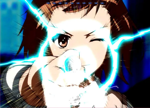ぱちんこ・とある魔術の禁書目録・御坂美琴ST中・超電磁砲(レールガン)予告