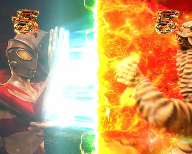 ウルトラセブン超乱舞・超乱舞RUSH中・VSレッドキング