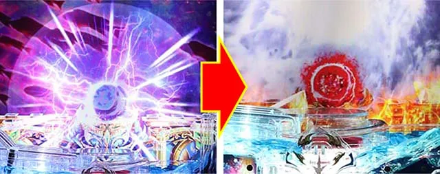 Pアナザーゴッドポセイドン・保留変化予告