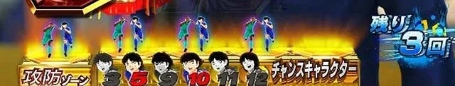 キャプテン翼石崎・右打ち中の演出の流れ&ポイント