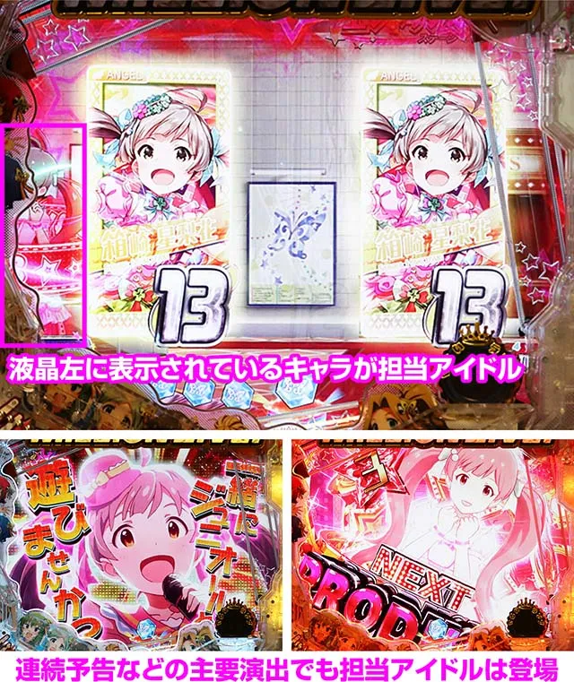 ぱちんこ・アイドルマスター(アイマス)・図柄別・信頼度