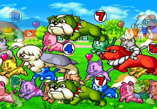 わんわんパラダイスV(5)・初代モード・猫群予告