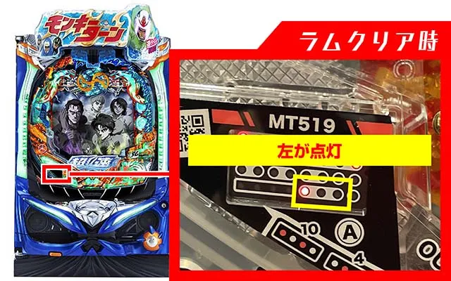 モンキーターンV（5）・ラムクリア・ランプ判別