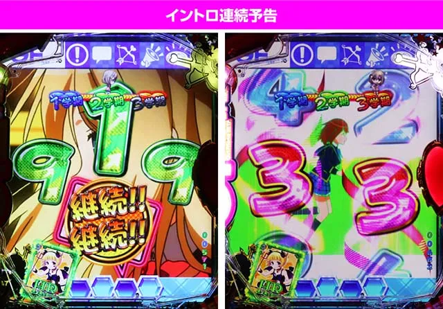 パチンコガールフレンド(仮)ガルフレ・連続予告