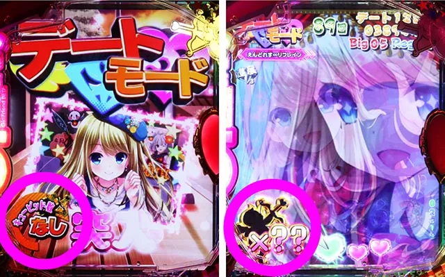 パチンコガールフレンド(仮)ガルフレ・デートモード